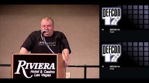 DEF CON 17 - Panel - DEFCON 101