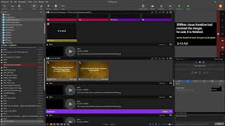 ProPresenter Training Video 4 - Click through a service playlist