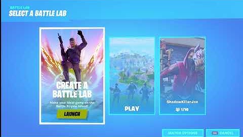 How To Make Custom Battle Lab Settings In Fortnite Battle Royale