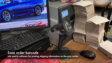 Direct to Consumer Mailing in Poly Mailers - Rollbag R1285 Automatic Poly Bagger