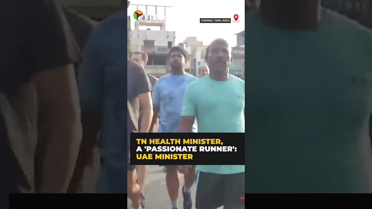 UAE Minister of Economy and TN Health Minister go jogging together | The Federal