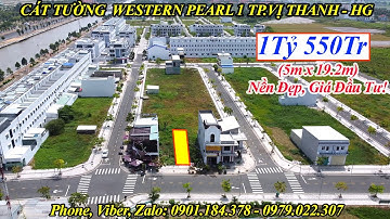 CÁT TƯỜNG WESTERN PEARL 1|( CHỦ GIẢM CÒN 1TỶ 450TR) NỀN ĐẸP, GIÁ TỐT| NHÀ ĐẤT THANH HỘI