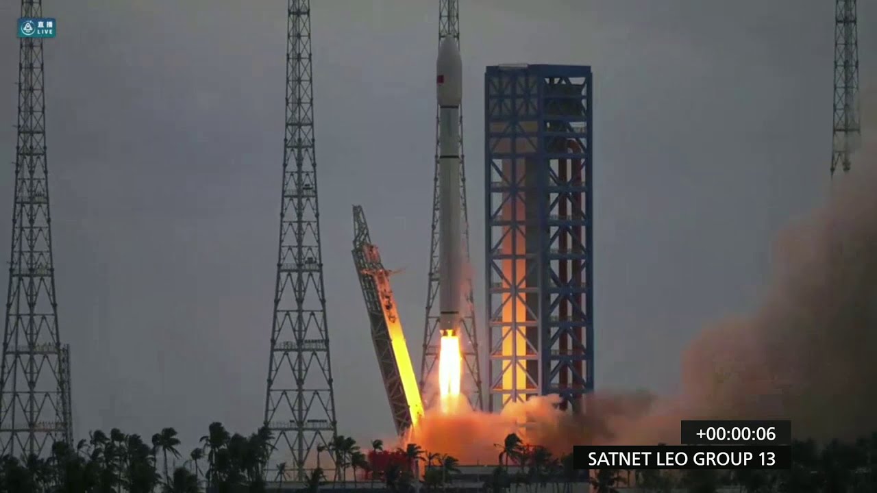 Long March 12 Rocket Launches SatNet LEO Group 13