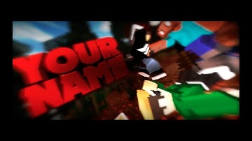 FREE PVP Minecraft Battle Blender Intro Template #688 + Tutorial