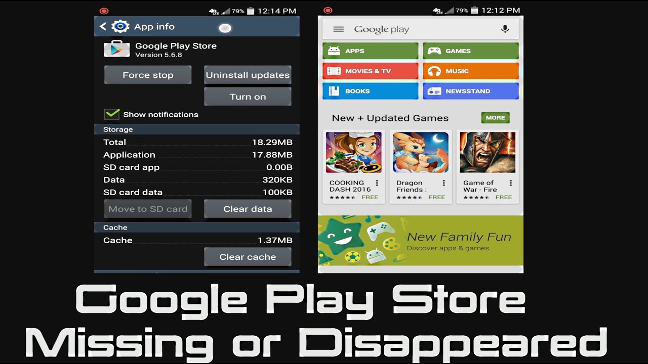 SOLVED How to Fix Google Play Store Icon Missing or Icon