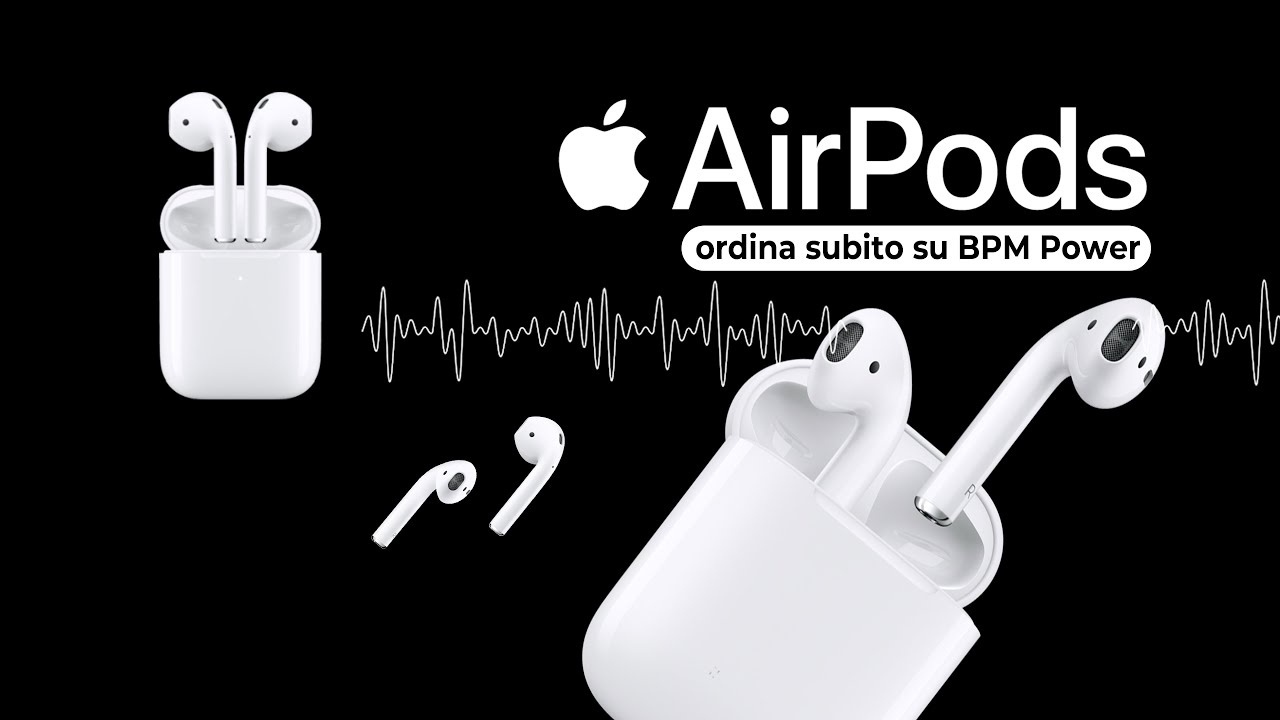Apple AirPods 2, Prezzo Imbattile E PRONTA CONSEGNA!