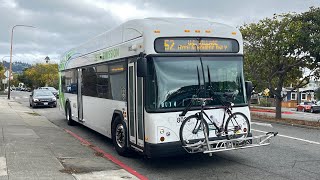 ⁴ᴷ⁶⁰ NEW BUS | AC Transit 2022 Gillig Low Floor EV 40' #8026 on Route 52