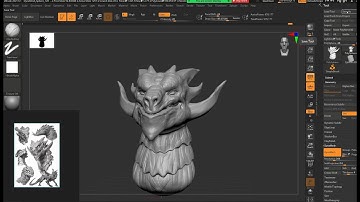 Học Cùng Master Zbrush - Brush cơ bản làm được gì #zbrush