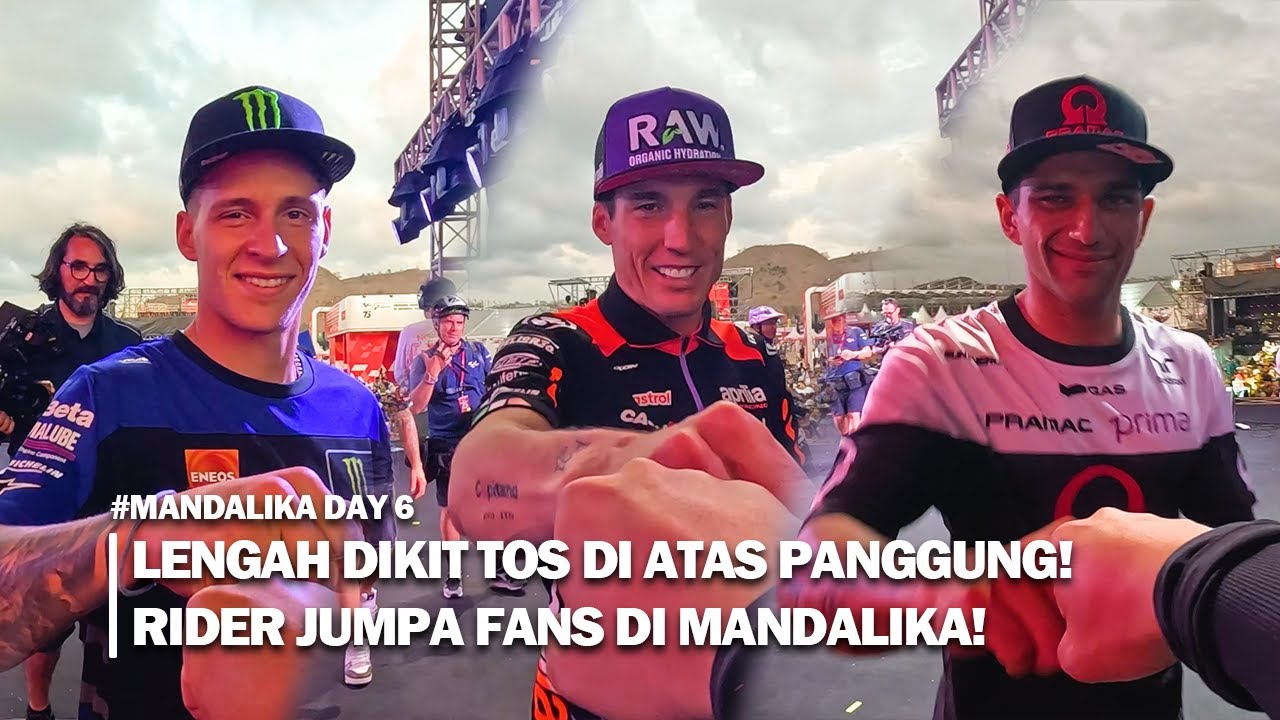 Keseruan Jumpa Fans, Mimpi Apa Mimin Tos Sama J. Martin! #MagnificentMandalika #motogp