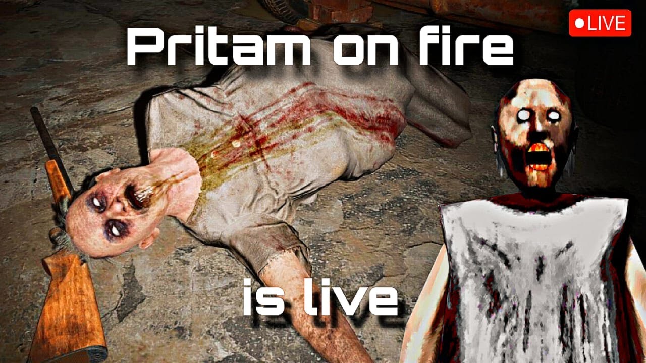 🔴 Granny horror 💀 gameplay Pritam on Fire Live Stream