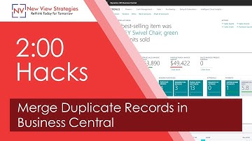 Business Central Tips: Merge Duplicate Records