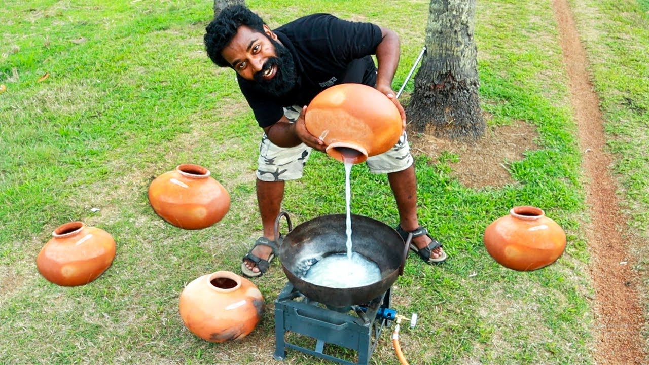 കള്ള് തിളപിച്ചുവറ്റിച്ചാൽ എന്തു കിട്ടും ?? | Boiling Toddy | M4 Tech |