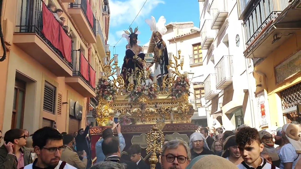 Extraordinaria del Cristo de la Sentencia por la calle Real de Ubeda,Jaen 2024 Parte 1