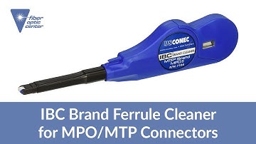 USConec IBC 7104 Brand Ferrule Cleaner - Available from Fiber Optic Center