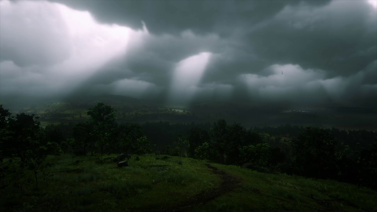 Red Dead Redemption 2 - Rain Ambiance (rain, wind, white noise) - YouTube