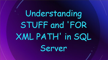 Understanding STUFF and 