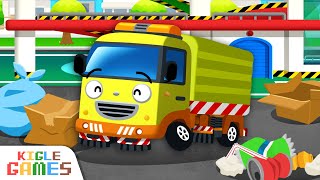 ゴミ収集車 | Tayoのお仕事ゲーム |タヨプレイ |小さなバスのタヨ |キグルゲーム screenshot 1