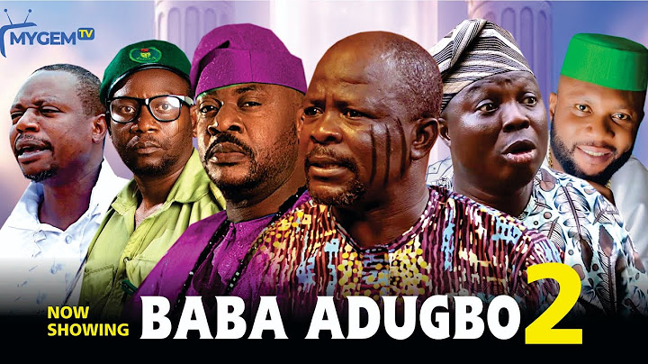 BABA ADUGBO 2 Yoruba Movie 2025 Odunlade Adekola, Tunde Usman, Bolaji Amusan, Afeez Owo, Ogboluke