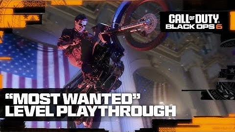 Black Ops 6 Campaign - Official gamescom "Most Wanted" Level Playthrough