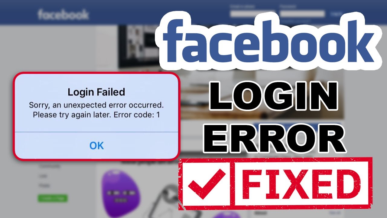 SOLVED] Facebook Login Error Problem Issue (100% Working)