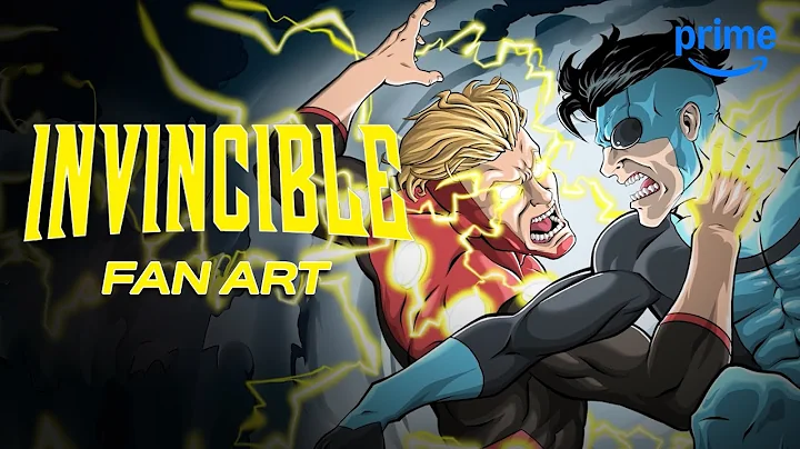 Drawing Invincible vs. Powerplex Fan Art with Deegan Puchkors | Invincible | Prime Video