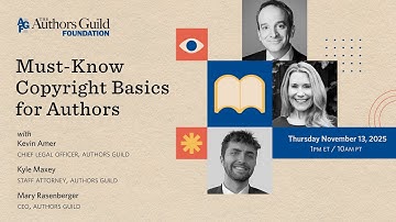 Must Know Copyright Basics for Authors