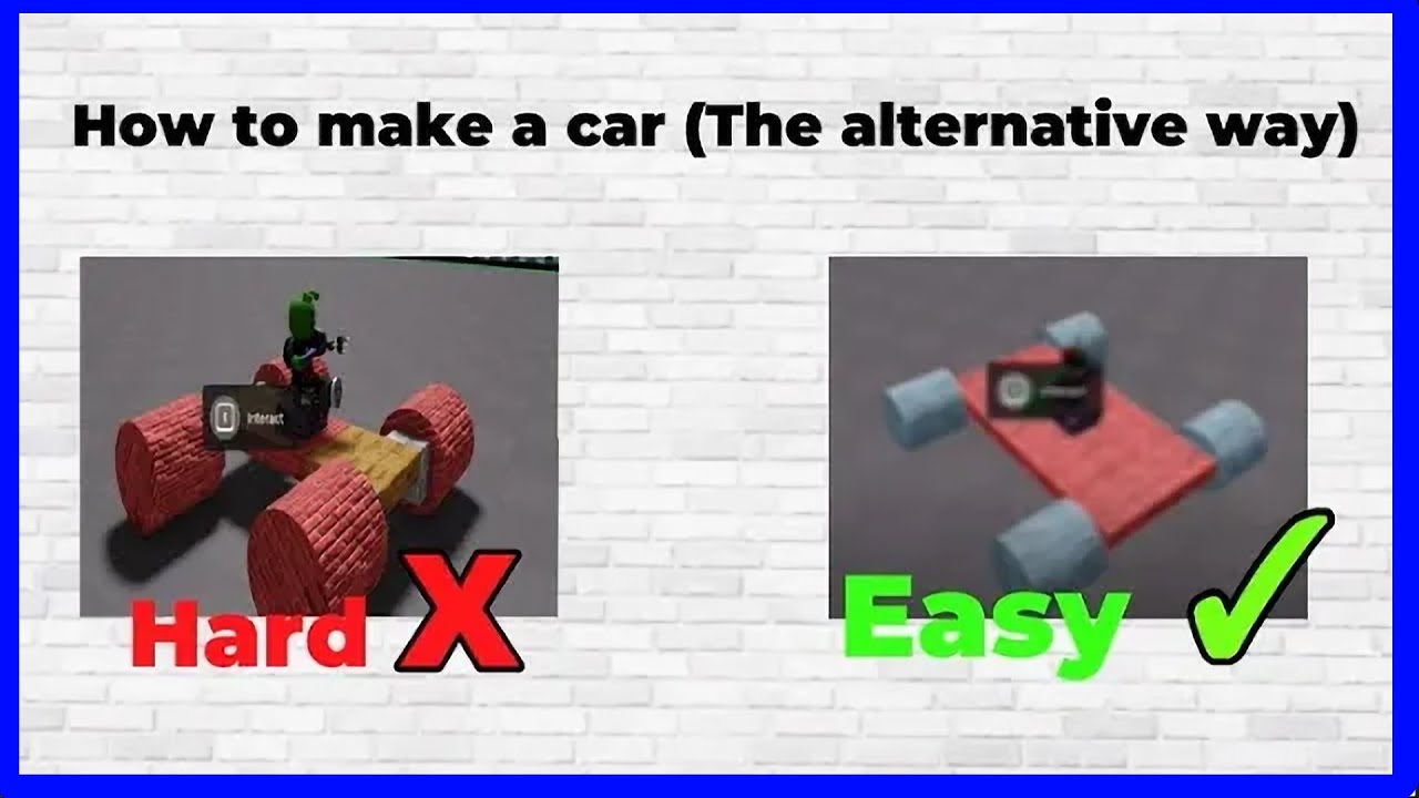 bricklabs | How to make a car (Alternative way)