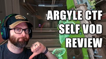 Halo Ranked Arena Diamond self VOD review of CTF on Argyle