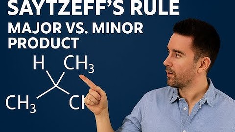 Saytzeff’s Rule Explained | Major Product in Elimination Reactions (E1 & E2)