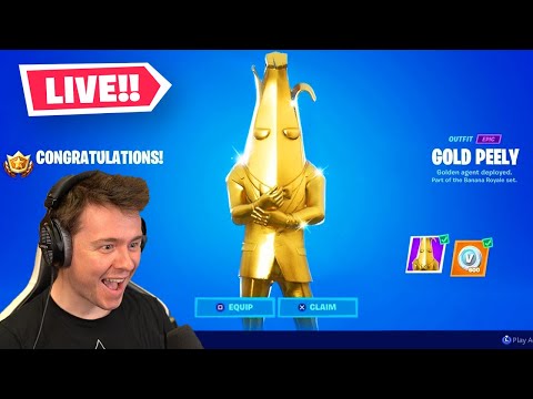 Unlocking FULLY GOLD BANANA In Fortnite! - Unlocking FULLY GOLD BANANA In Fortnite!