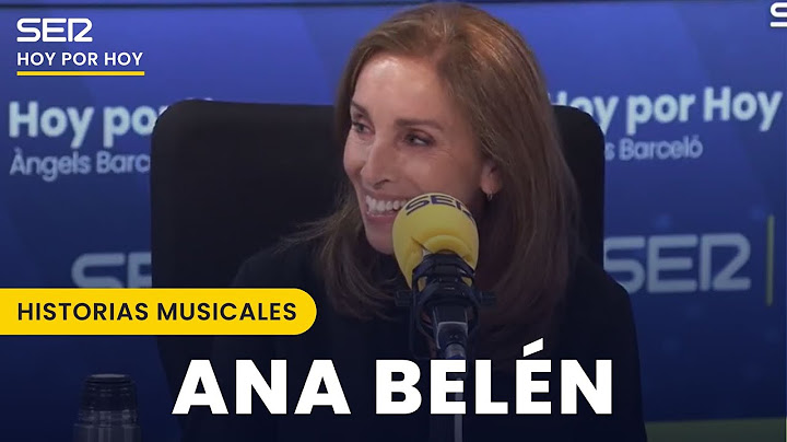 🤩 Ana Belén: "Siempre pienso que lo puedo hacer mejor, hasta con mis mayores éxitos"