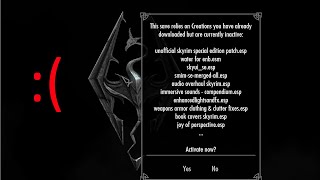 SSE ENGINE FIX Disabling All Mods   Working Achievements [FIXED] - Skyrim SE/AE