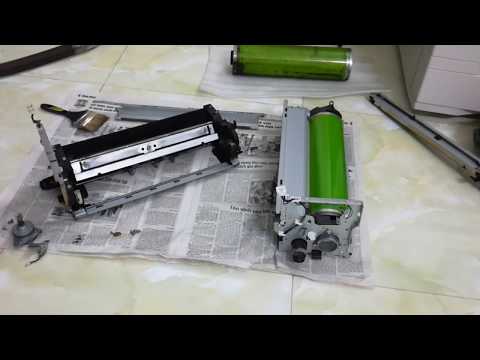 Video Tháo lắp, vệ sinh cụm trống, thay gạt mực máy... - youtube