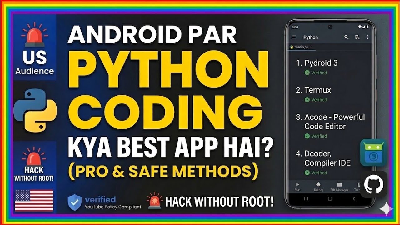 Best Python Apps for Hackers on Android (Mobile Coding)" - YouTube