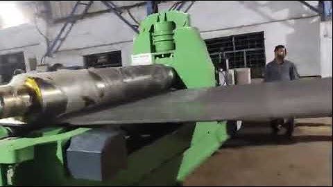 HYDRO MANUAL 3 ROLL VARIABLE AXIS PLATE BENDING MACHINE