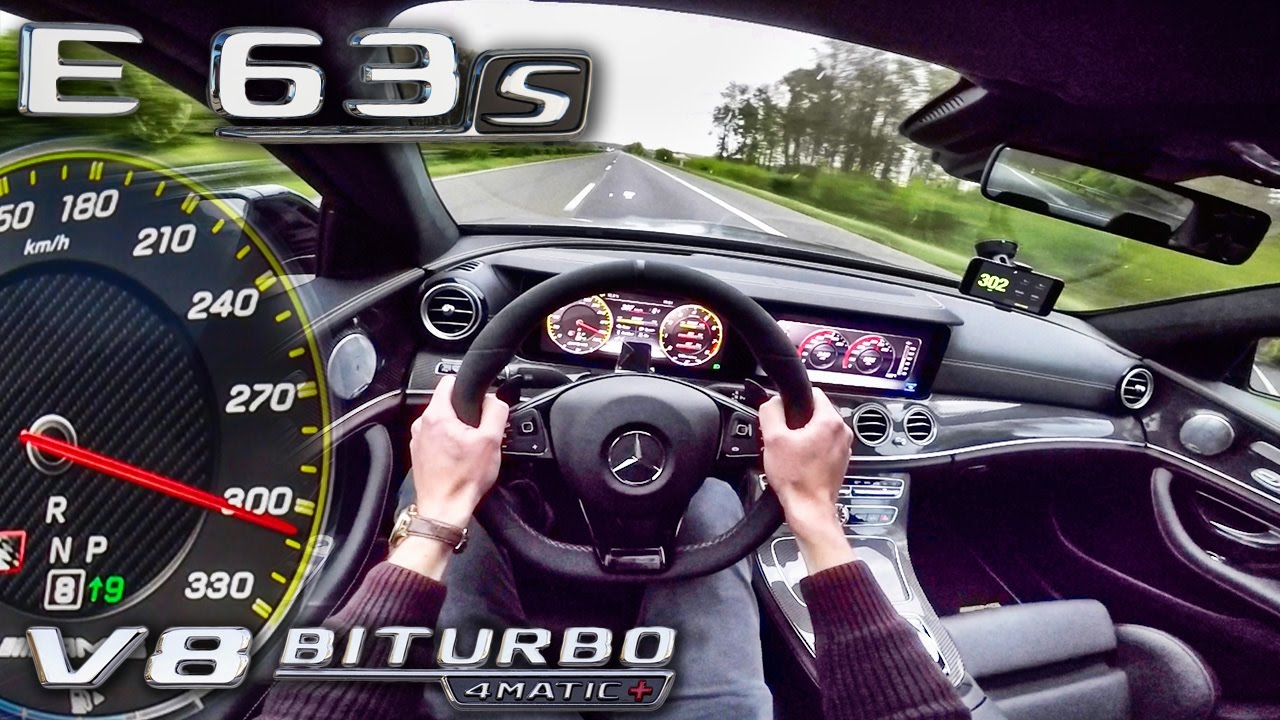 ⁣Mercedes AMG E63 S 4Matic+ 612HP ACCELERATION & TOP SPEED AUTOBAHN POV by AutoTopNL