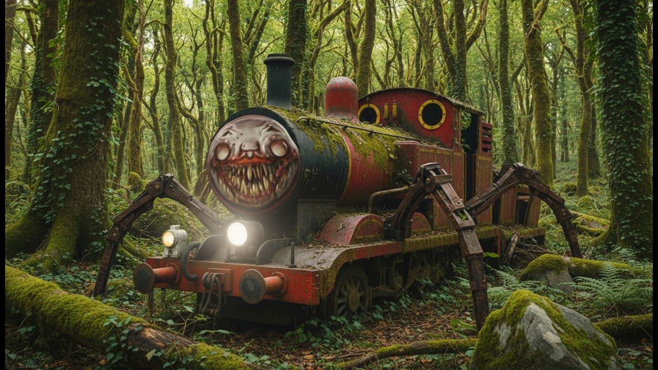 ASMR Car Restoration| Restoring Abandoned CHOO CHOO CHARLES Train Found in the Forest | Full Rebuild