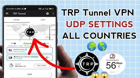 How To Setup TRP Tunnel VPN with all Country UDP Settings for Secure Browsing