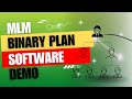 Binary MLM Software | MLM Software kaise banaye? | MLM Software Developer | MLM Software Demo