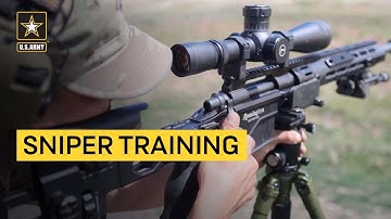 Army Snipers Train at Moving Target Range