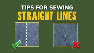 How To Sew In A Straight Line - Sewing Tip For Beginners | SEW QUAINT.