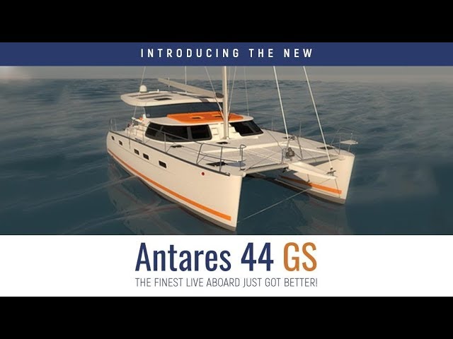 New Antares 44 GS Catamaran.  Guided tour and review.  Built to be a live-aboard world cruising boat