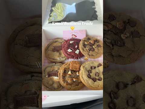 Small Business Trade 🤩😋 #smallbusiness #businesstrade #cookies #seafoodboil #shorts #shortvideo