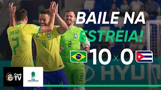 Thumbnail for BRASIL 10 x 0 CUBA | MELHORES MOMENTOS | 1ª RODADA | COPA DO MUNDO FIFA DE FUTSAL 2024