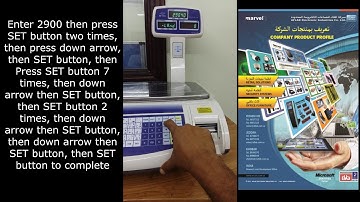 Setting up the New Scale