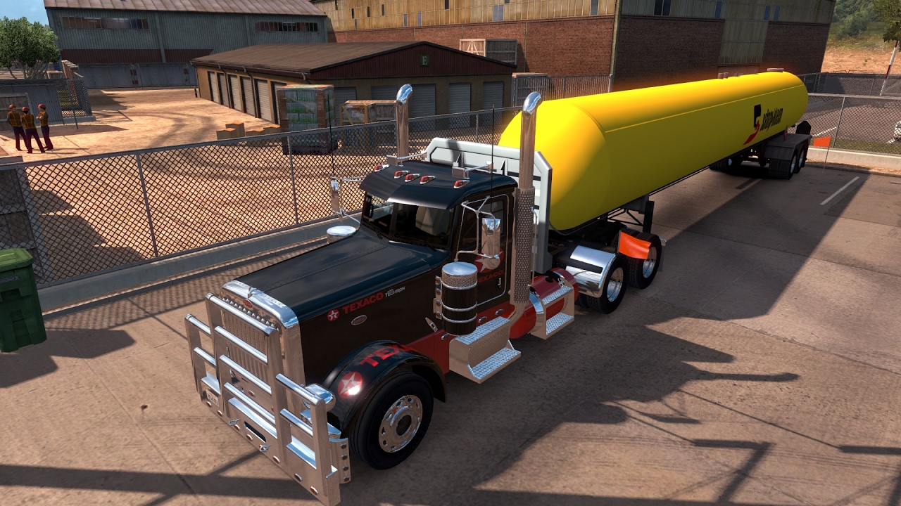 American Truck Simulator Texaco Delivers Toxic Waste Safety Kleen