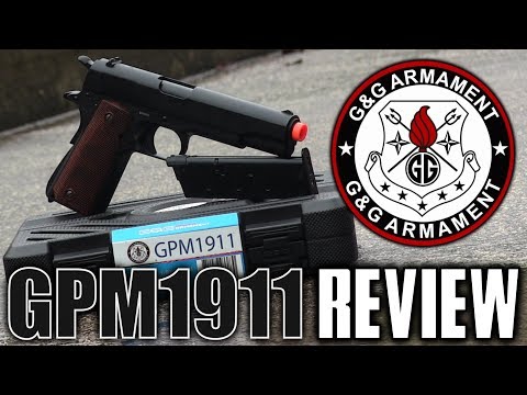 G&G GPM1911 Airsoft Pistol Review - A Very Simple Classic
