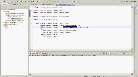 SAX Parsing Hands On