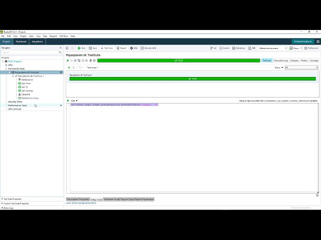 ReadyAPI + Groovy: Data Driven tests with Rejseplanen’s API - Demo