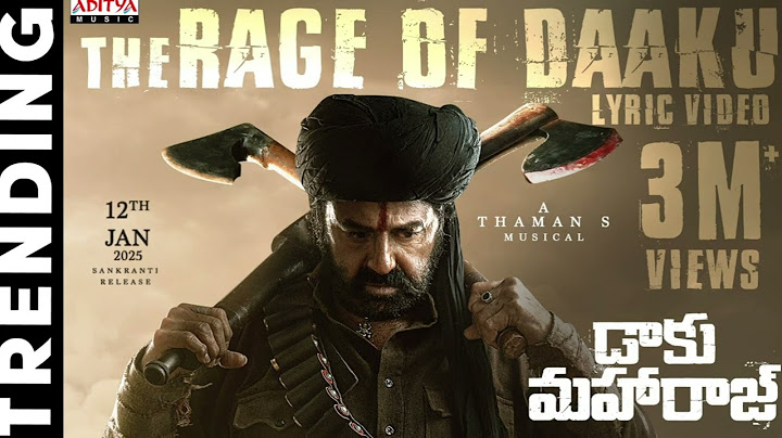 The Rage of Daaku Lyric Video | Daaku Maharaaj | Nandamuri Balakrishna |Bobby Kolli | Thaman S